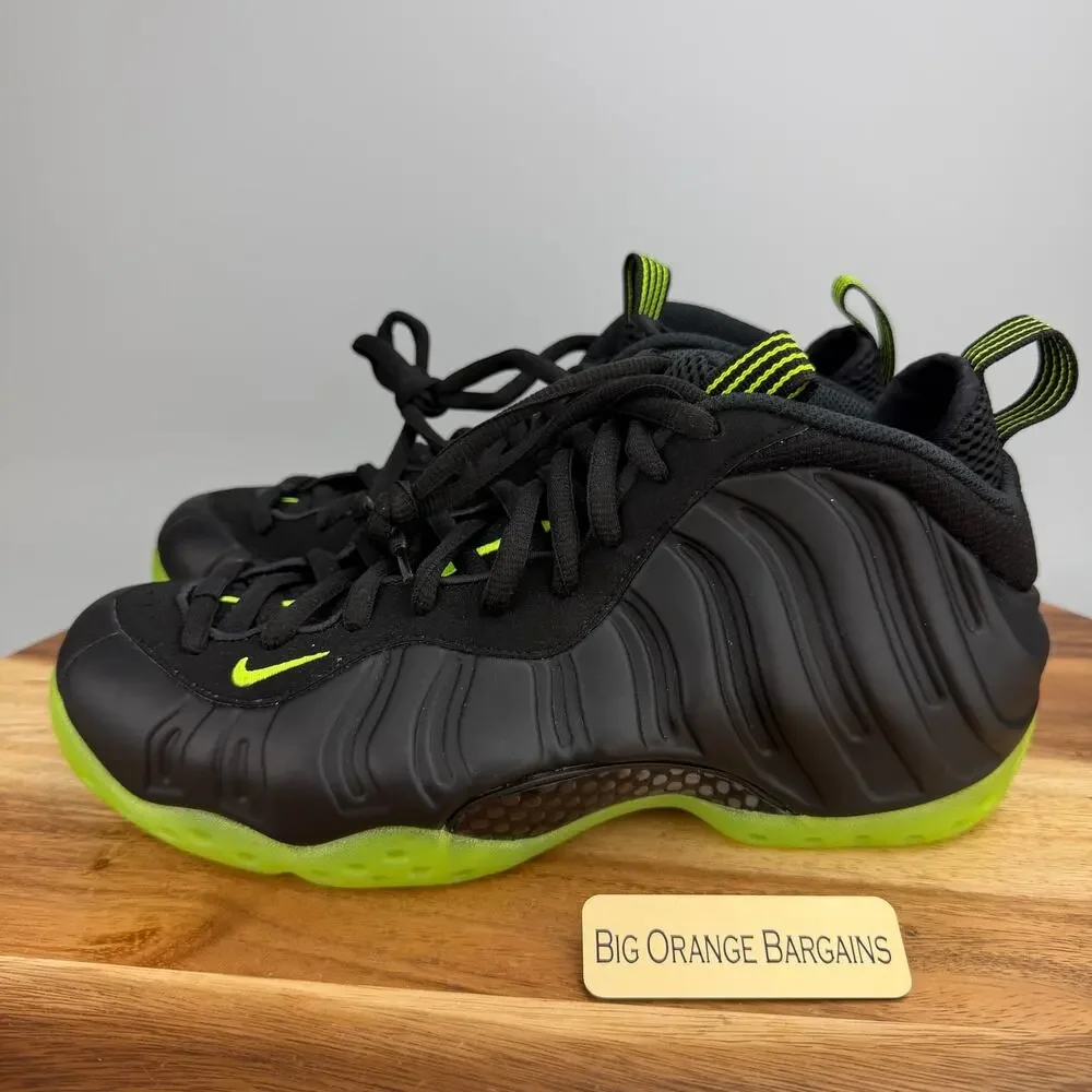 Nike Air Foamposite One Black Volt Shoes HF2902-001 Mens Size 8.5 Black Volt